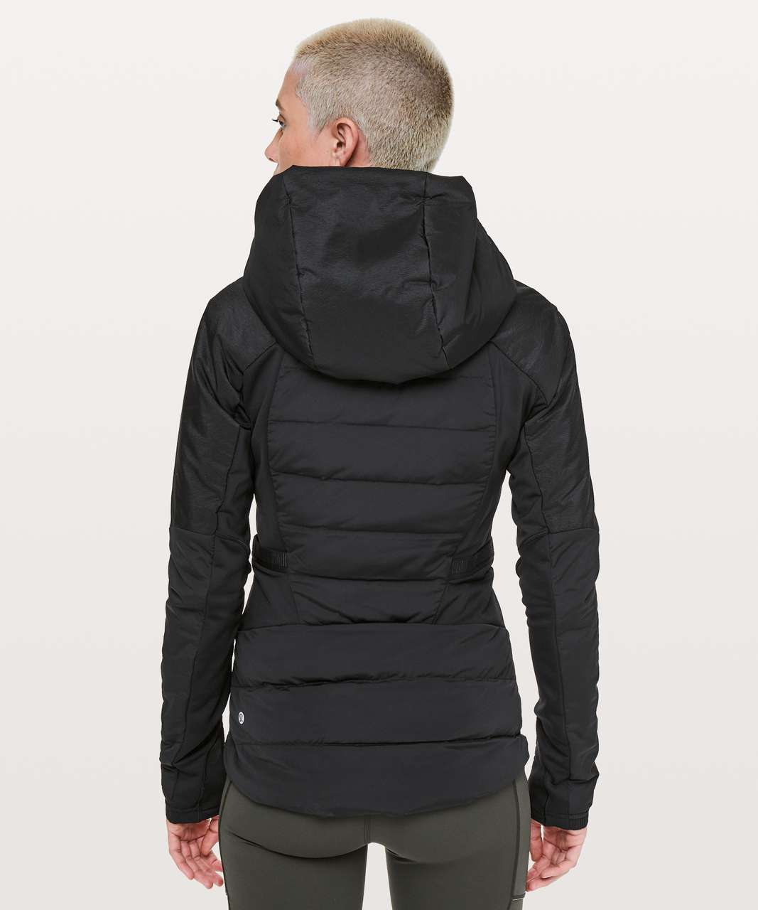 LULULEMON WOMEN'S DOWN For It All Jacket Black UK Size 10, US size