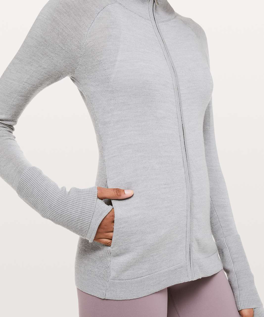 Lululemon Time To Thrive Jacket - Heathered Silver Drop