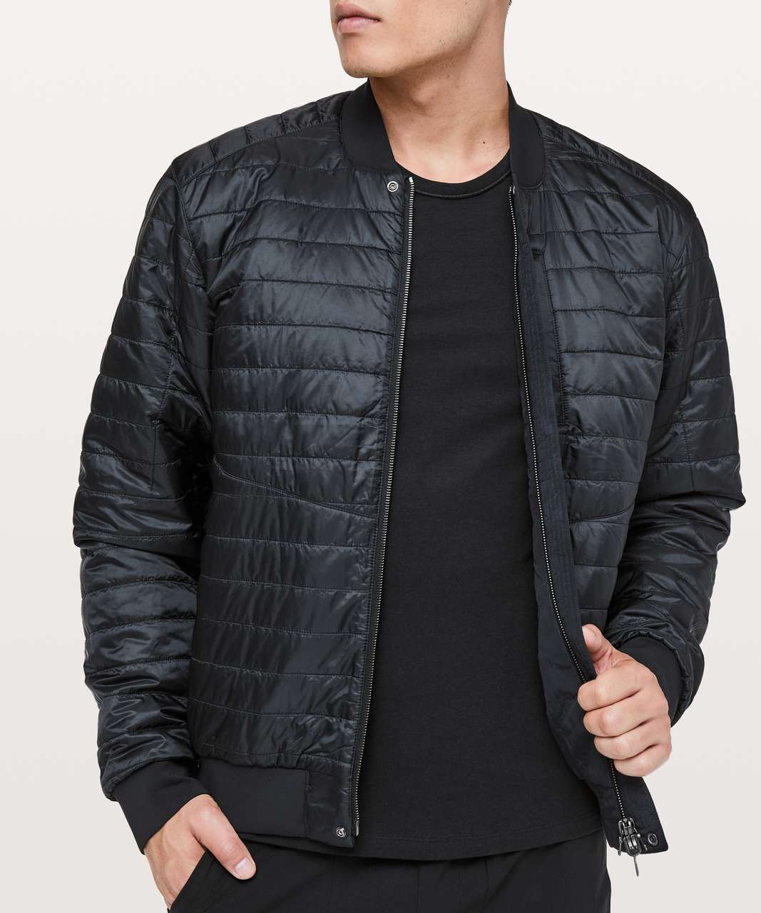 Lululemon Nexus Bomber - Reversible *lululemon lab - Black Night / Black