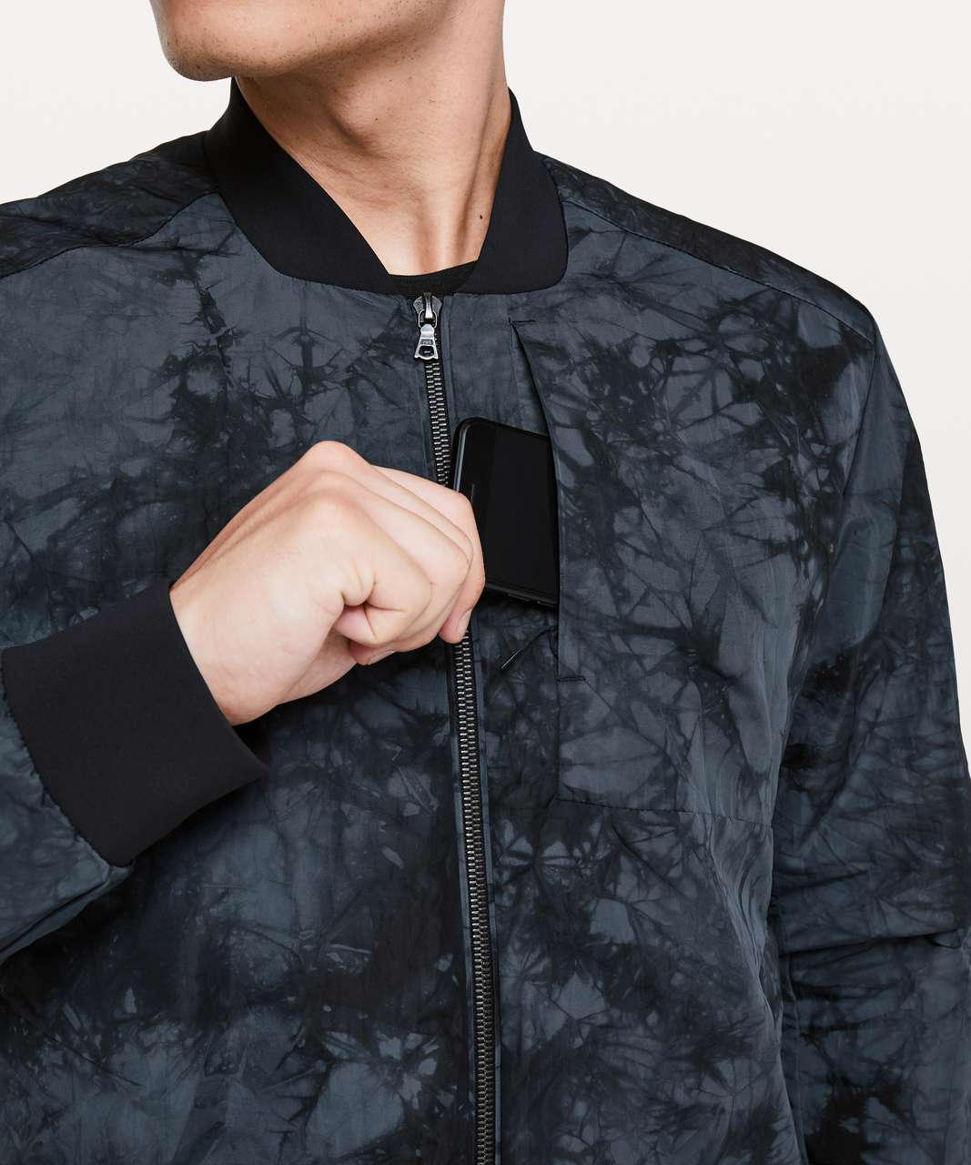 Lululemon Nexus Bomber - Reversible *lululemon lab - Storm Cloud / Black