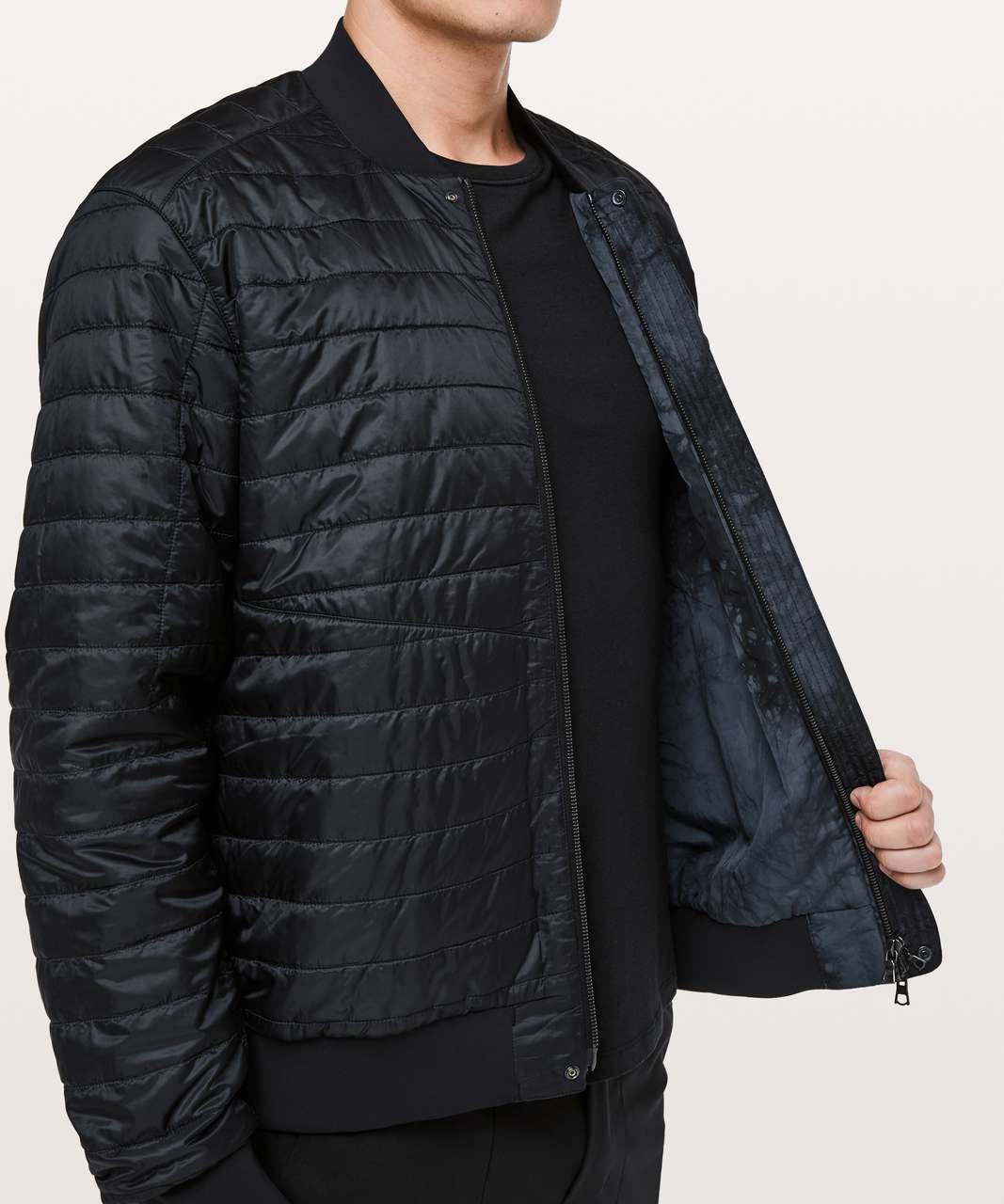 Lululemon Nexus Bomber - Reversible *lululemon lab - Storm Cloud / Black