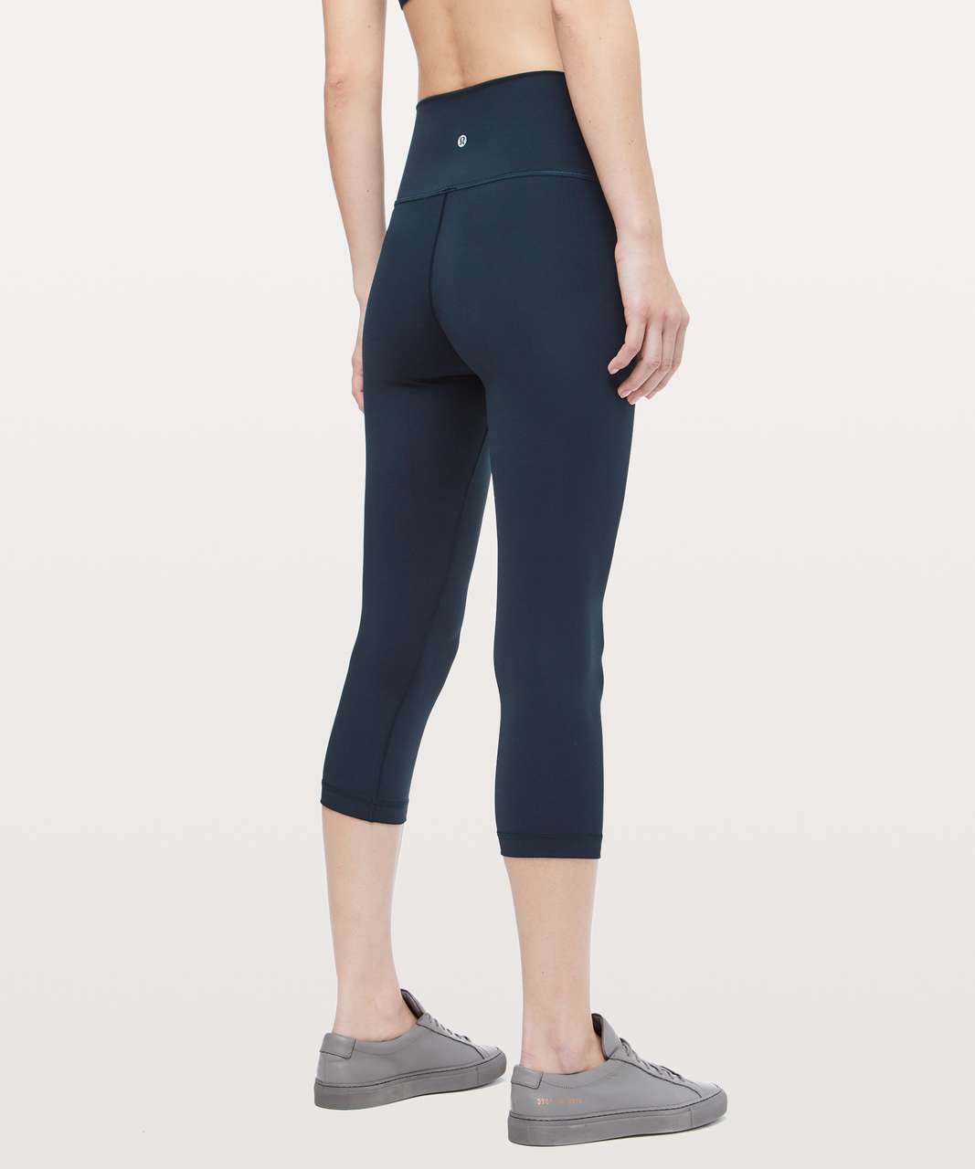 Lululemon Wunder Under Crop Hi-Rise Full-On Luxtreme 21 White & Black size  6