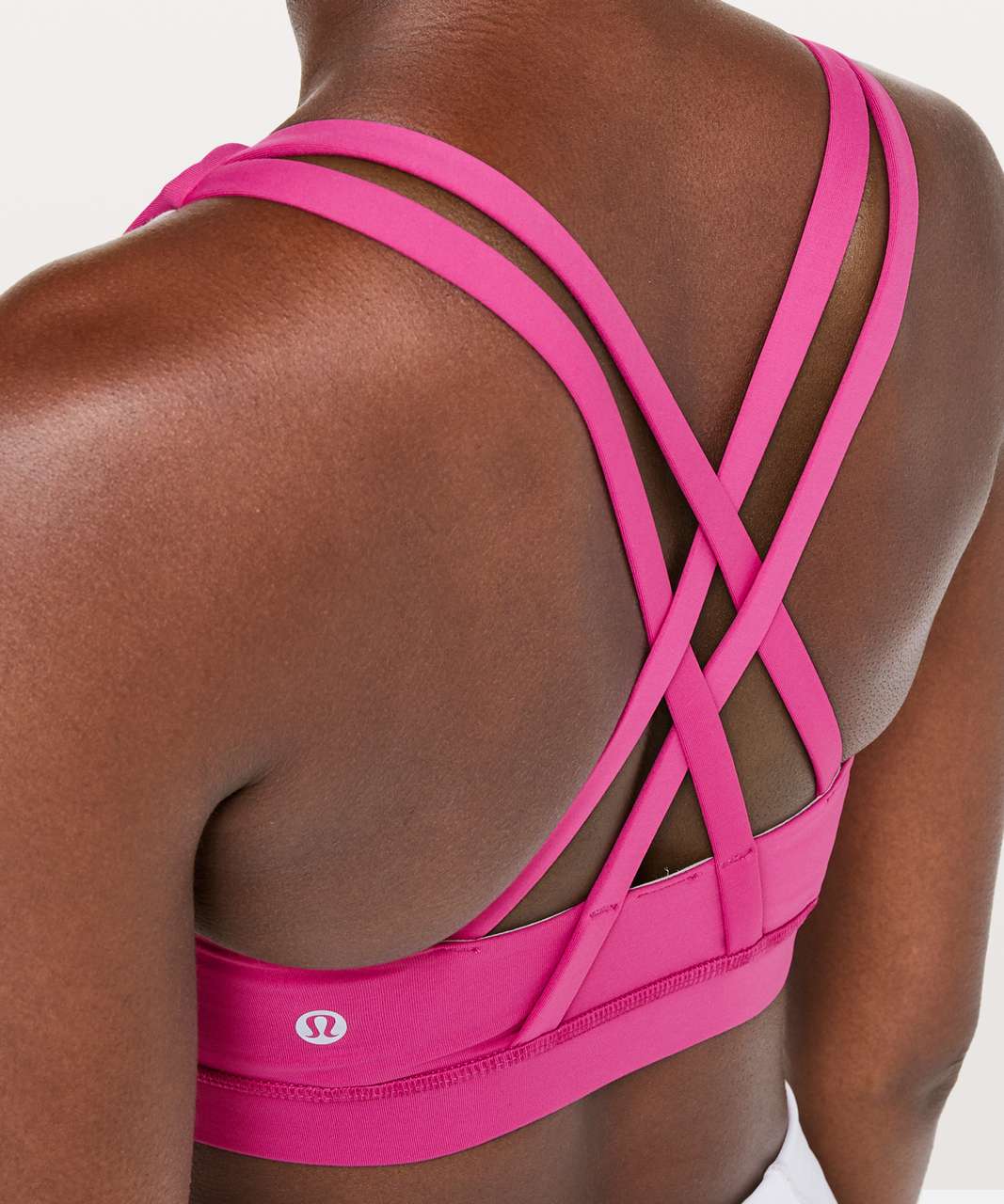 LULULEMON SeaWheeze ENERGY Bra HIGH NECK LONG LINE To The Beat Raspberry  Multi