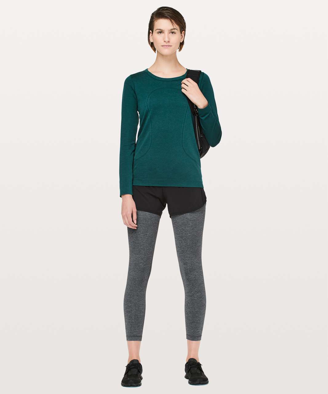 Lululemon Swiftly Tech Long Sleeve (Breeze) *Relaxed Fit - Royal Emerald / Royal Emerald