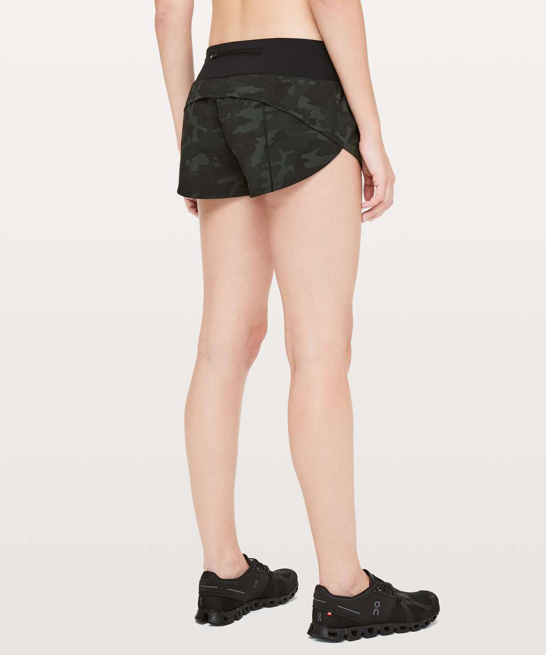 Lululemon Speed Up Short *2.5" - Incognito Camo Multi Gator Green / Black (First Release)