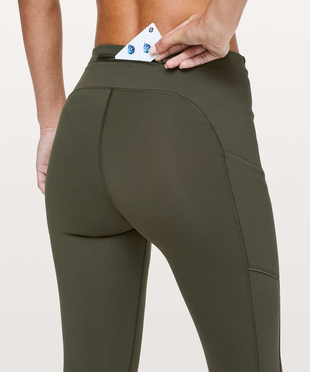 Lululemon Speed Up Tight *Full-On Luxtreme 28" - Dark Olive (Second Release)