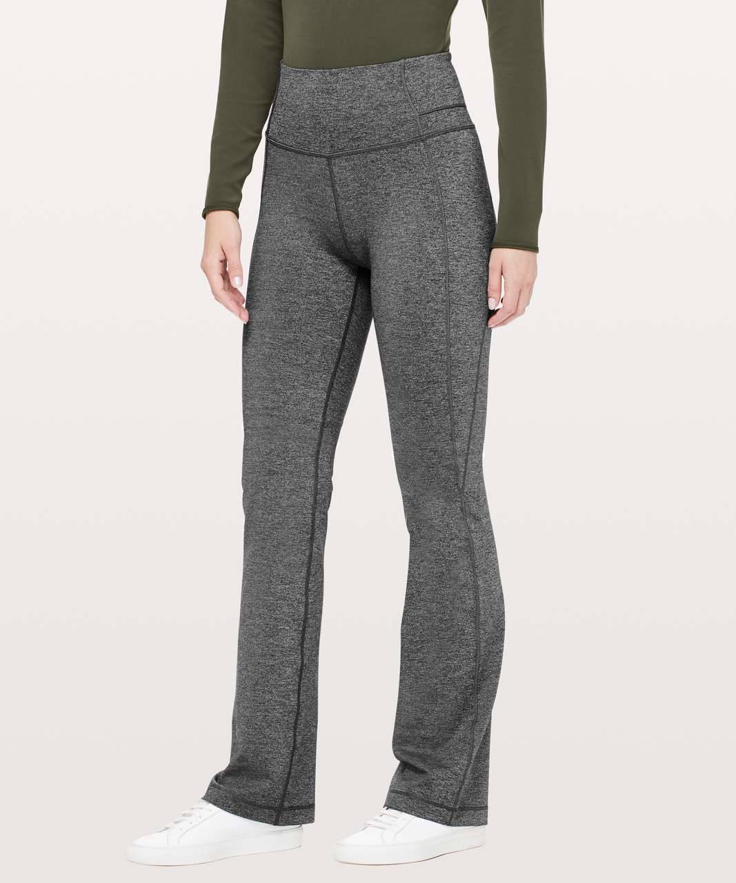 Lululemon Groove Pant Bootcut 32 - Heathered Black (Second Release) - lulu  fanatics