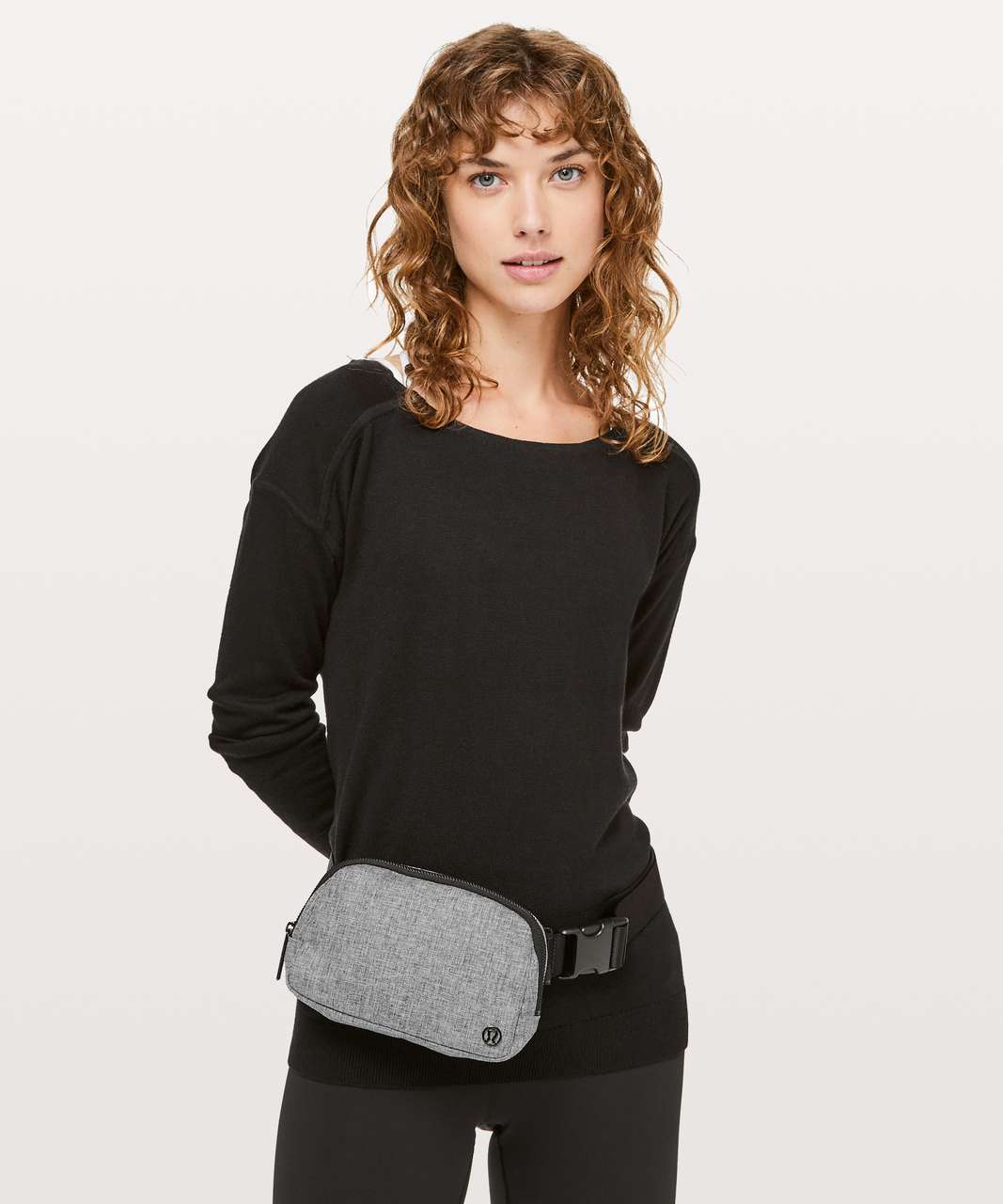 Lululemon Everywhere Belt Bag *1L - Heathered Black / Black - lulu