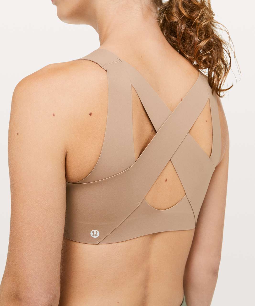 Lululemon Enlite Bra *Zip Front - Soft Sand