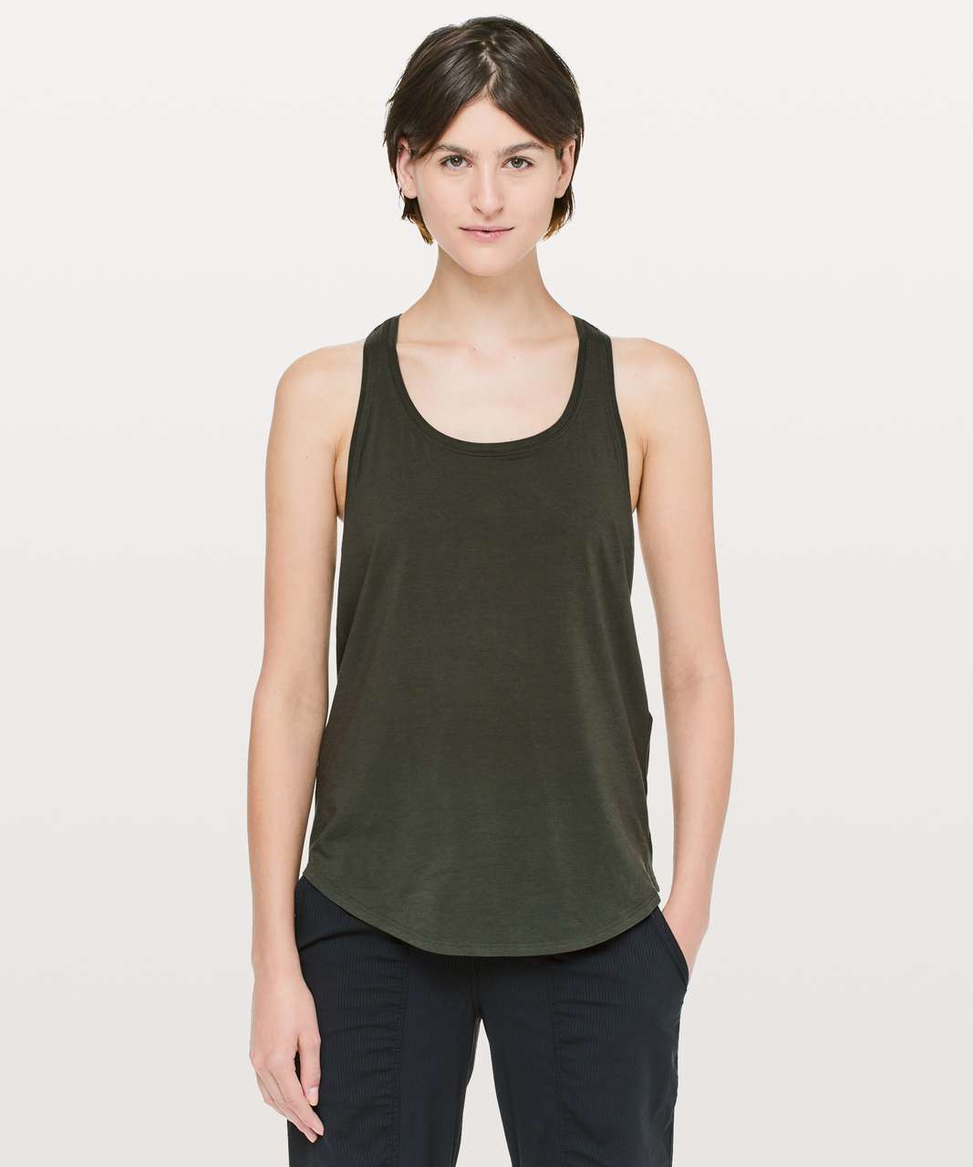 Lululemon Love Tank *Pleated - Dark Olive