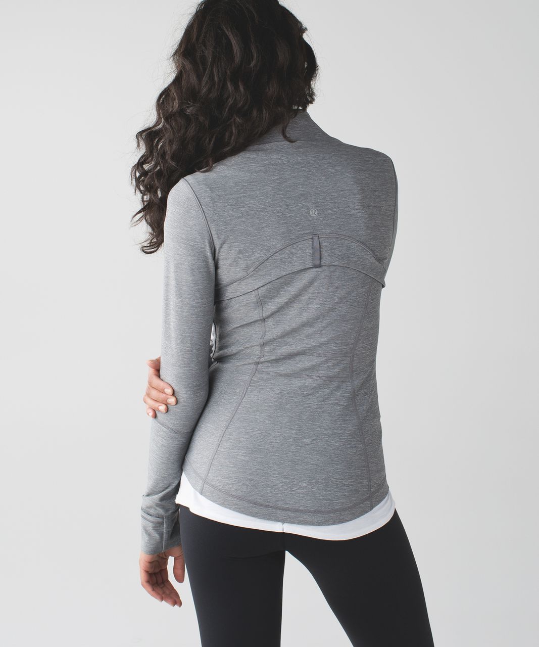 Lululemon Define Jacket - Heathered Herringbone Heathered Black Black  (First Release) - lulu fanatics