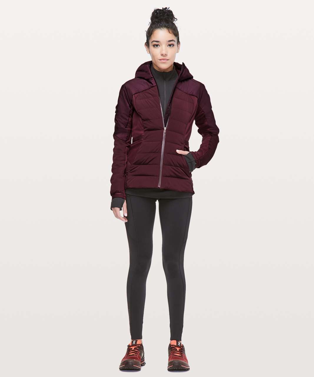 Lululemon Down For It All Jacket - Dark Adobe - lulu fanatics