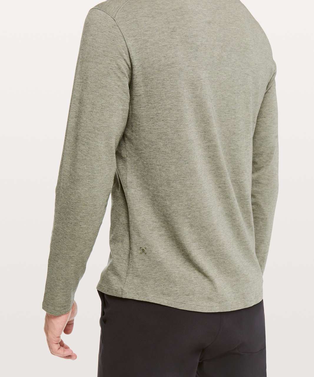 Lululemon 5 Year Basic Long Sleeve Henley - Heathered Nomad