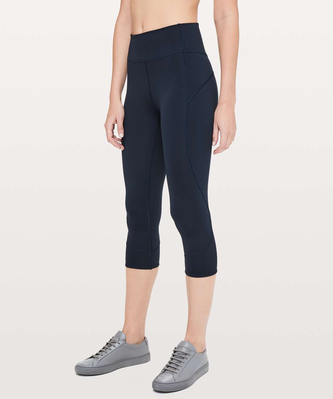 Lululemon In Movement Crop *Everlux 19 - True Navy (First Release) - lulu  fanatics