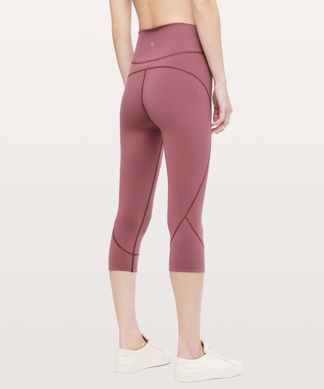 Lululemon In Movement Crop *Everlux 19" - Misty Merlot