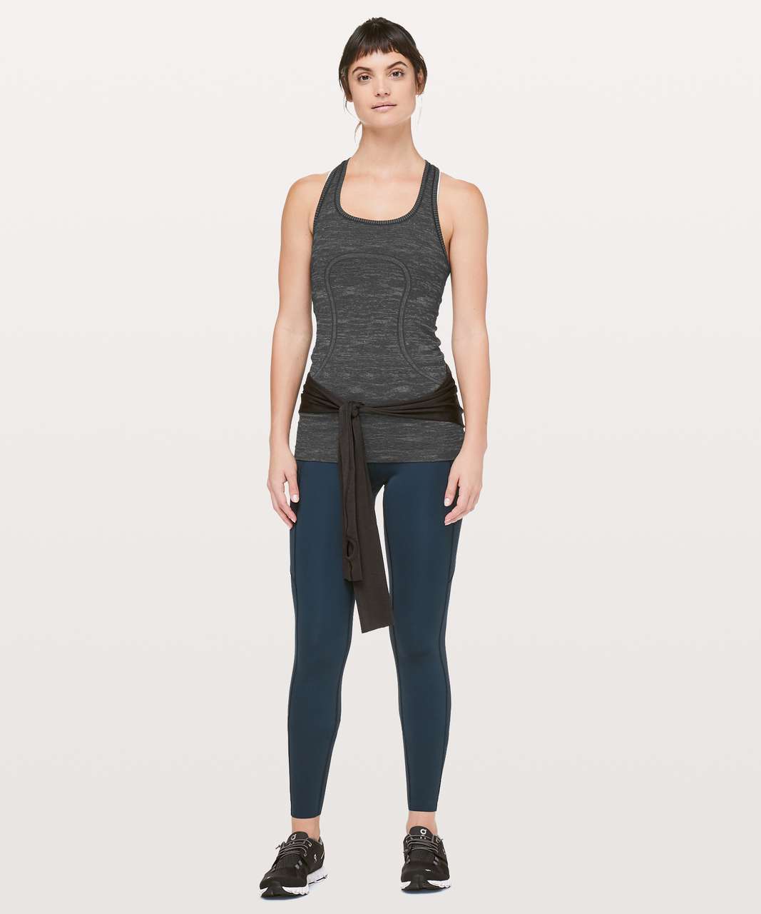 Lululemon Swiftly Tech Racerback - Black / White