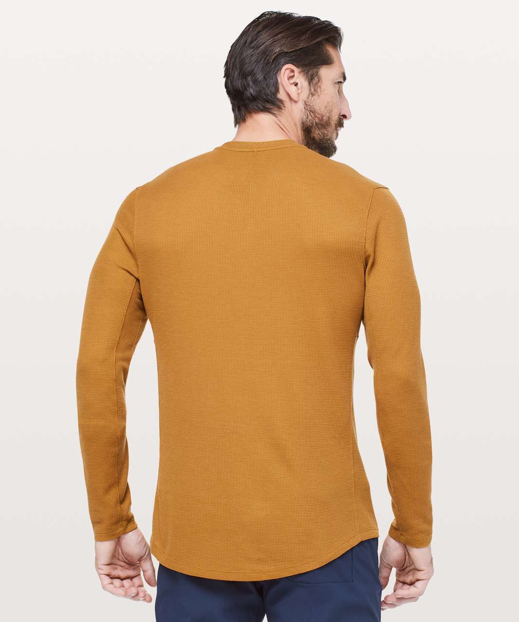 Lululemon Shift Stitch Henley - Fools Gold