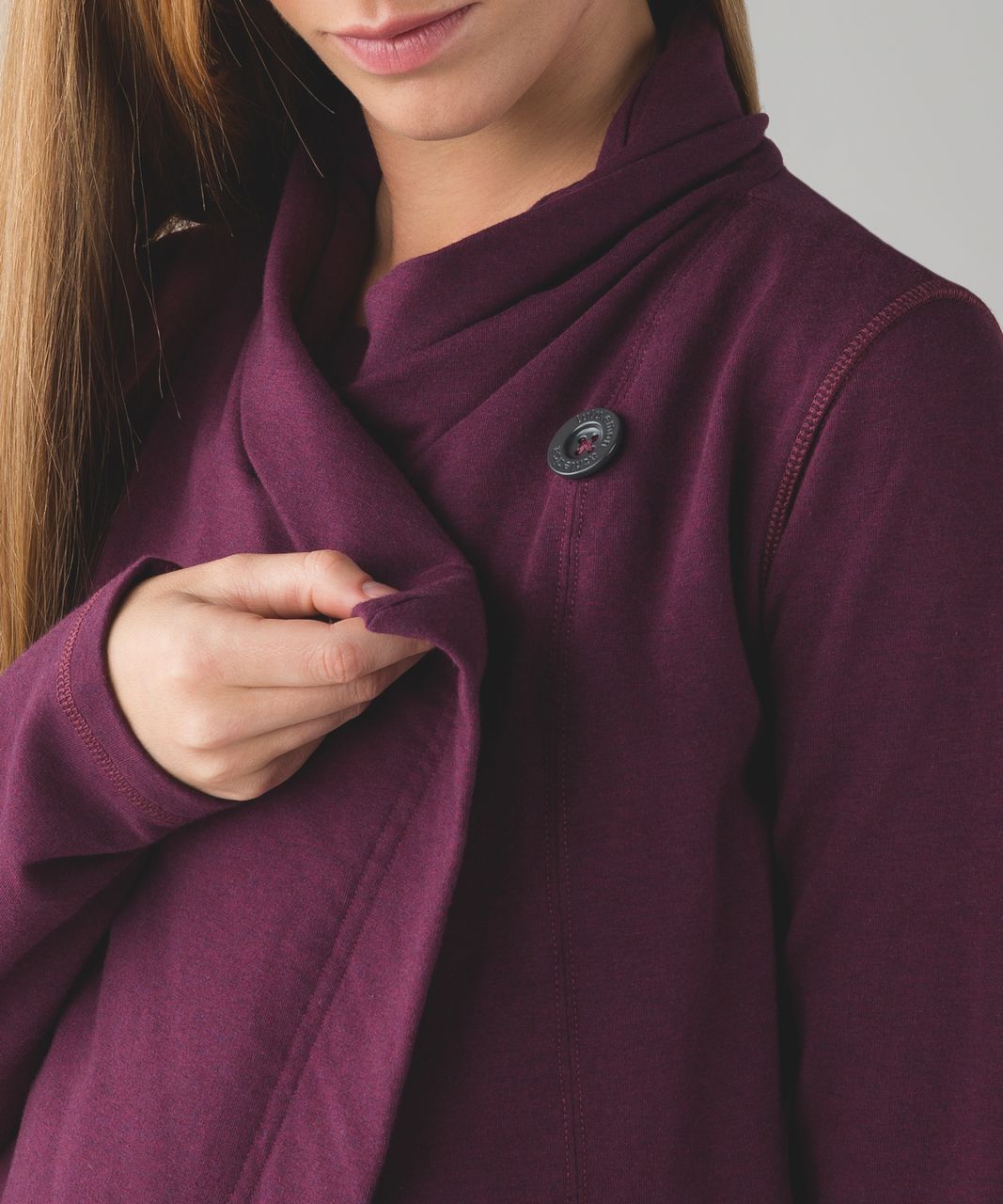 Lululemon Restore Wrap - Heathered Red Grape