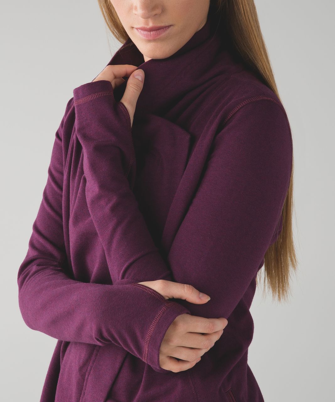 Lululemon Restore Wrap - Heathered Red Grape