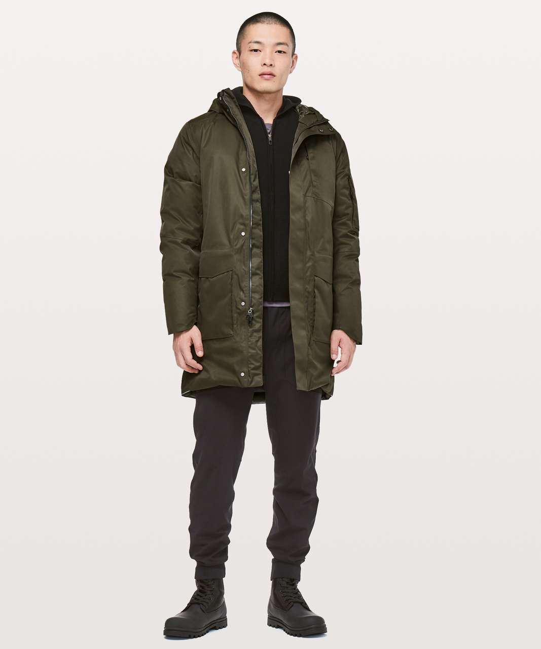 lululemon men's cold city parka