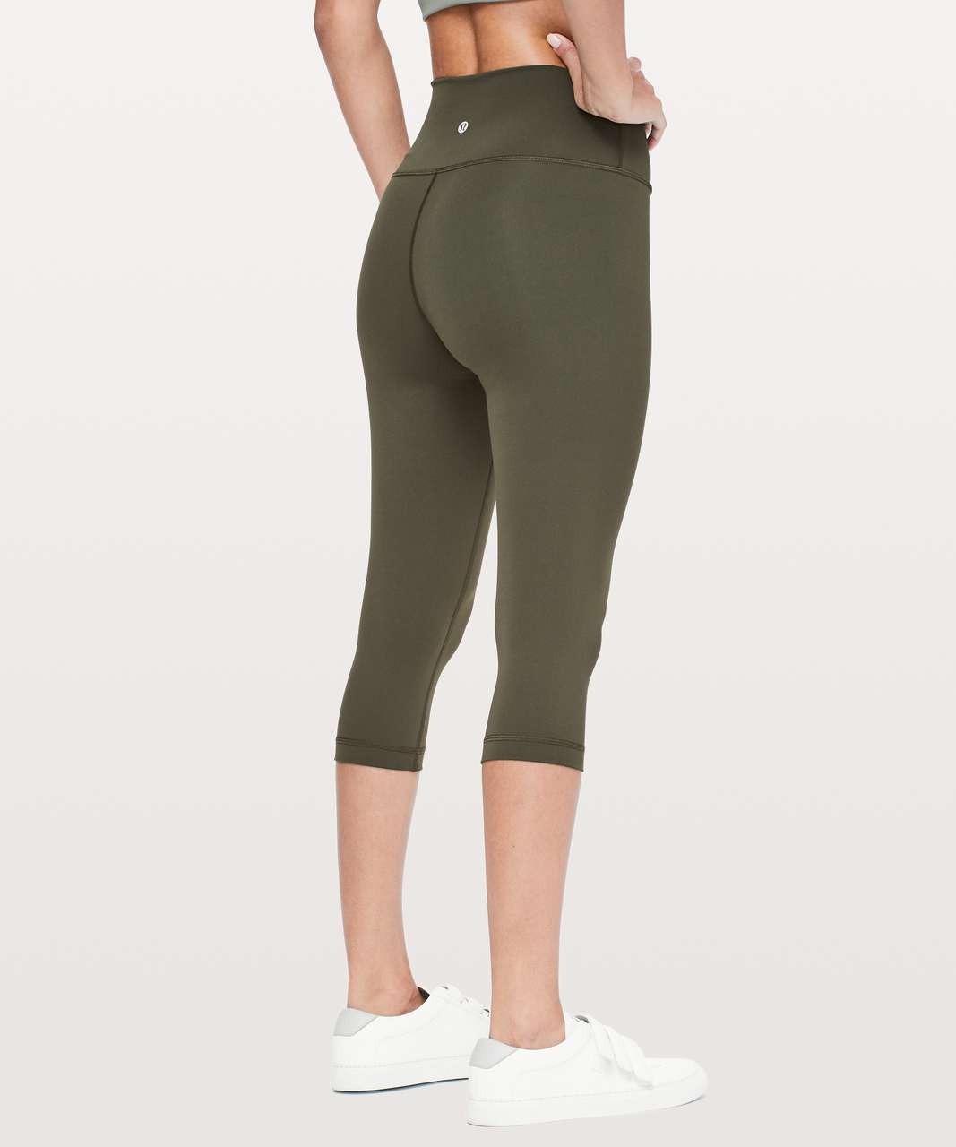 Lululemon Wunder Under Hi-Rise 1/2 Tight *Full-On Luxtreme 17" - Dark Olive