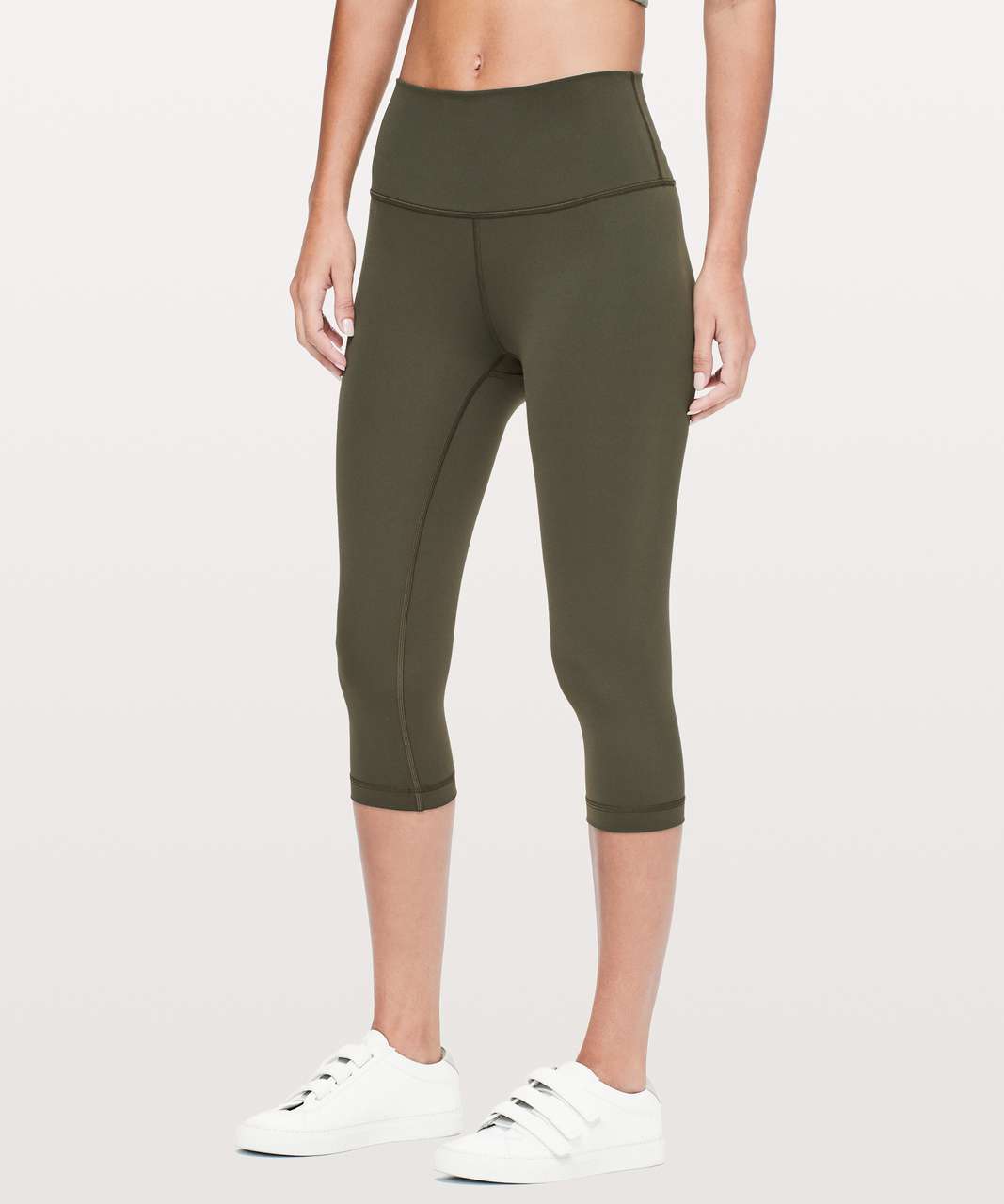 Lululemon Wunder Under Hi-Rise 1/2 Tight *Full-On Luxtreme 17" - Dark Olive