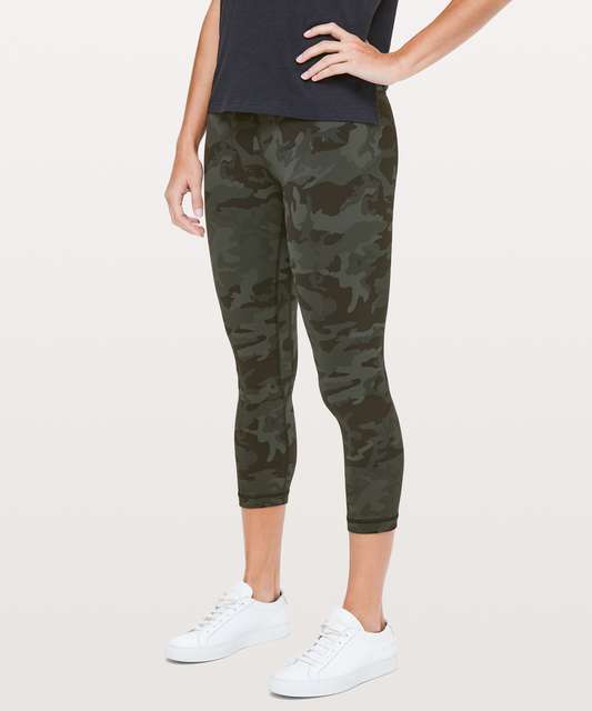 Lululemon Align Crop *21 - Formation Camo Deep Coal Multi - lulu