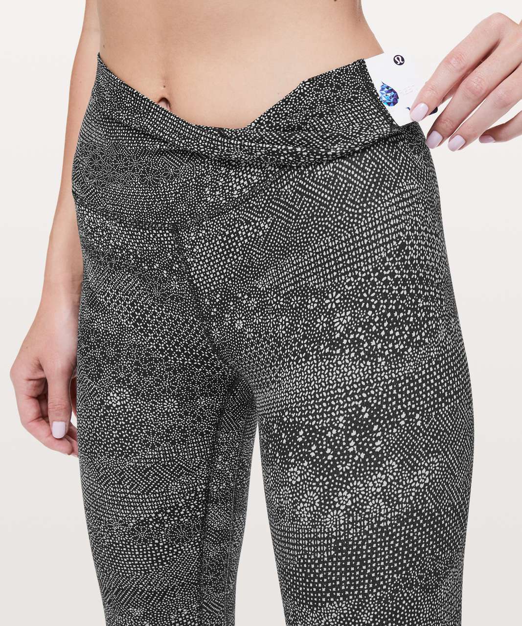 Lululemon Align Crop *21 - Meisai Ice Grey Black - lulu fanatics