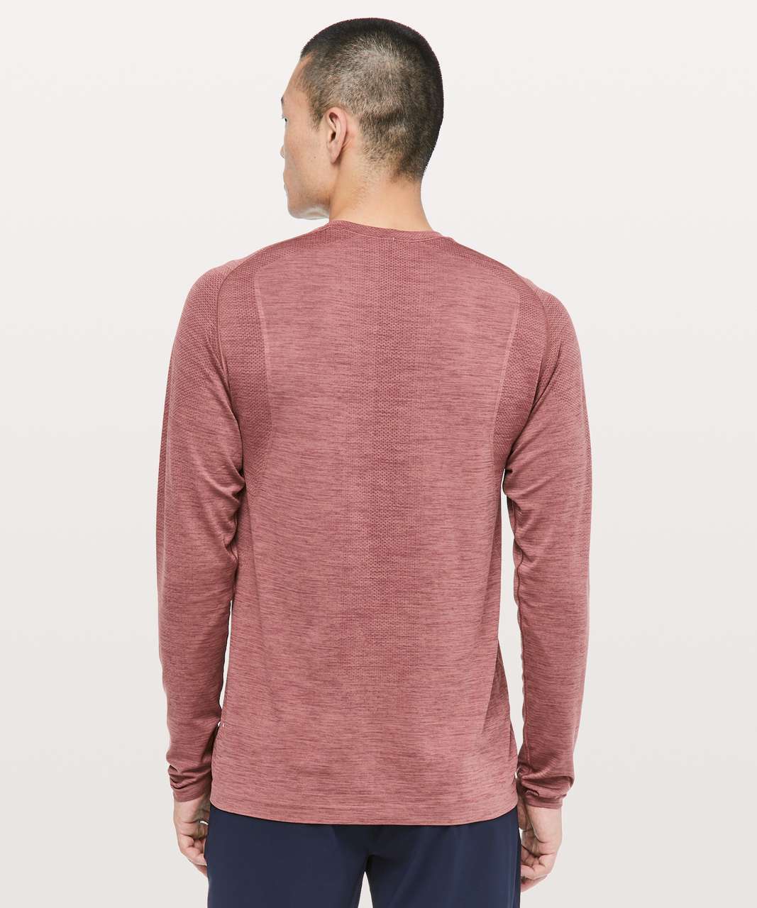 Lululemon Metal Vent Tech Long Sleeve - Smoky Red / Red Dust