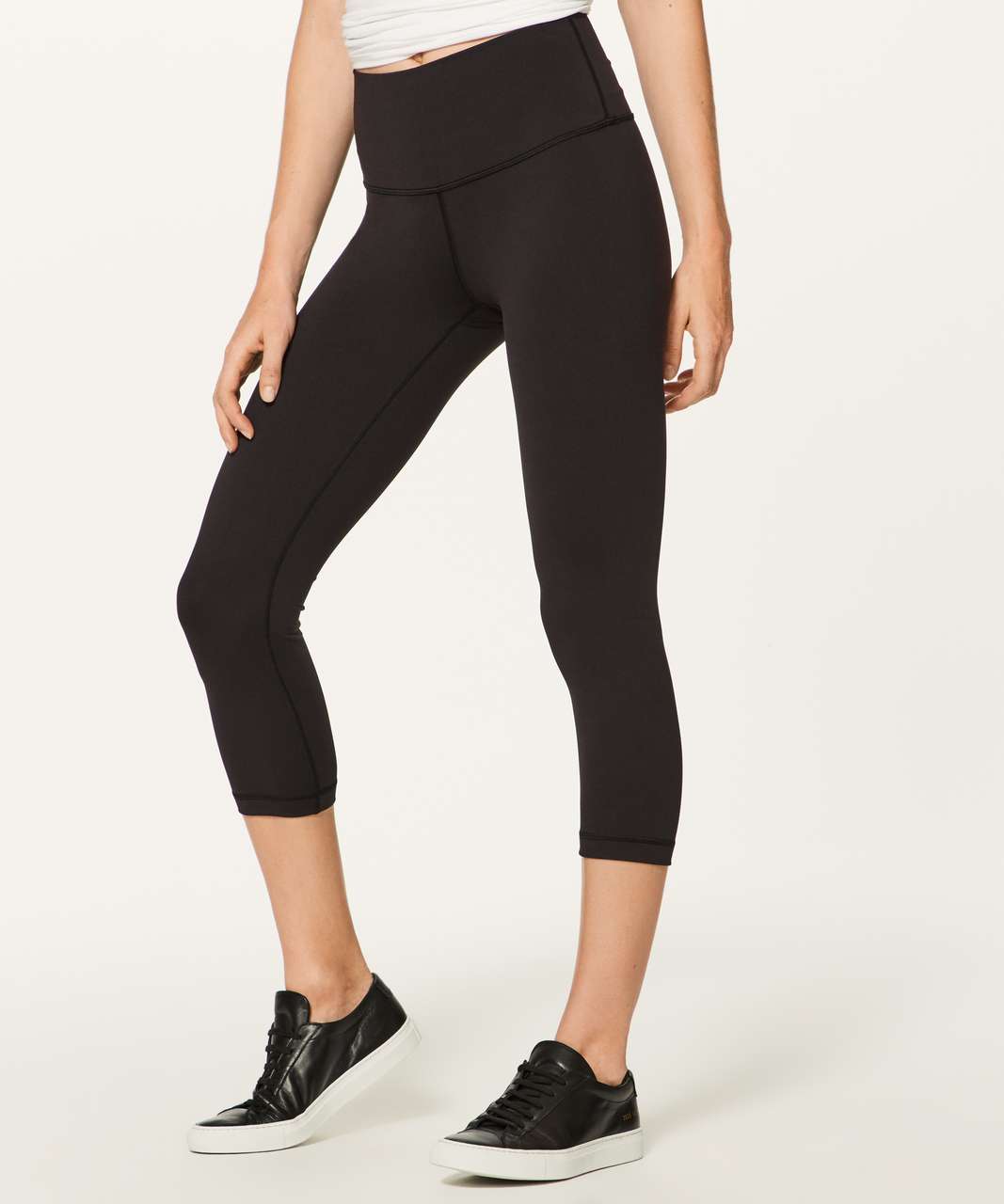 Lululemon Wunder Under Crop (Hi-Rise) *Full-On Luon 21" - Black