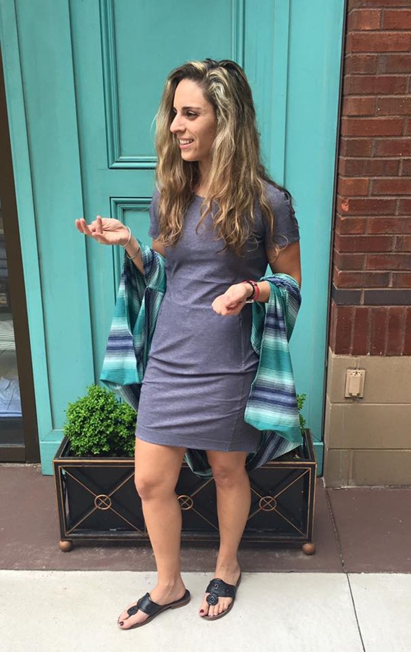 Lululemon &go Endeavor Dress - Heathered Texture Printed Greyt