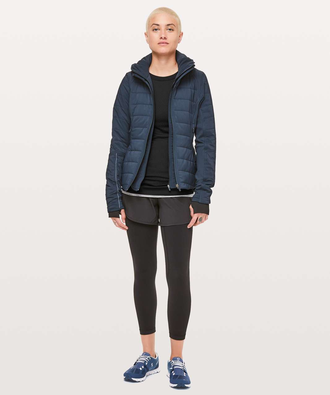 Lululemon Rest Less Pullover - Black / Black (Fifth Release)