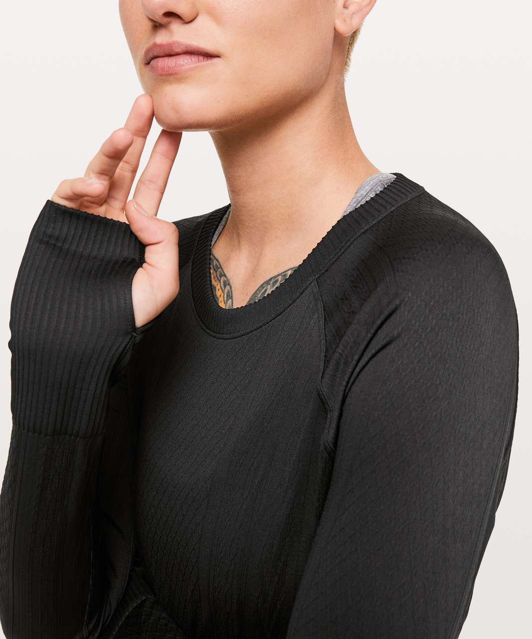 Lululemon Rest Less Pullover - Black / Black (Fifth Release)