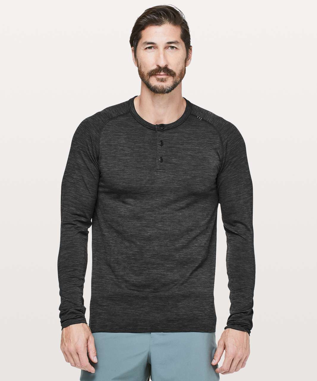 Lululemon Swiftly Speed Long Sleeve - Black / Deep Coal / Deep Coal - lulu  fanatics