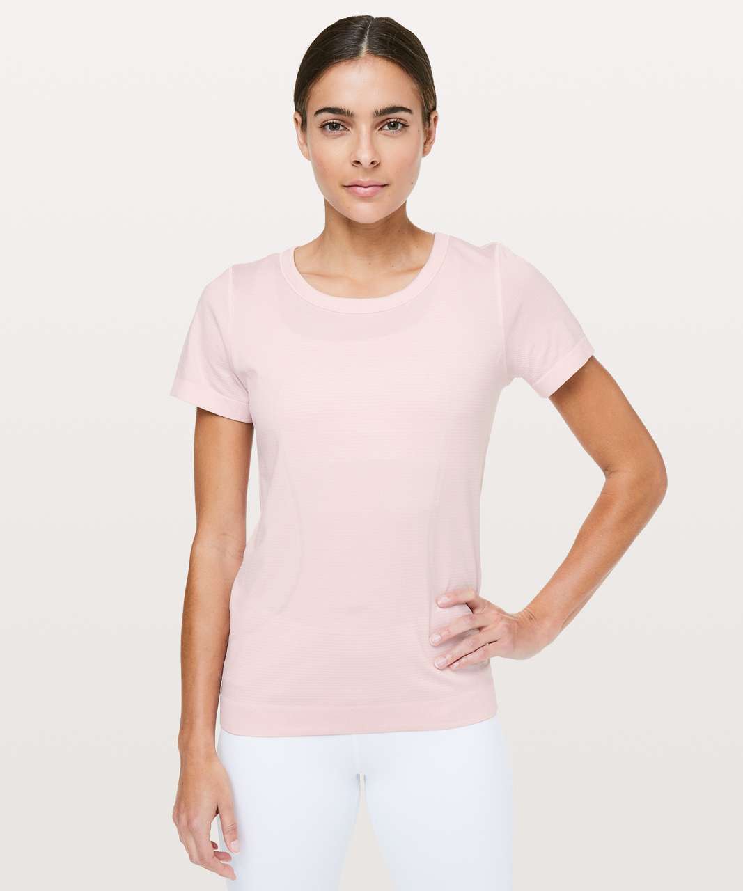 NWT LULULEMON SWIFTLY TECH SHORT SLEEVE SHIRT 💫 POW PINK/ RIPENED