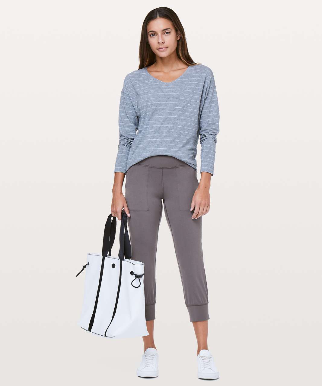 lululemon Align™ Jogger Crop 23, Heathered Core Medium Grey