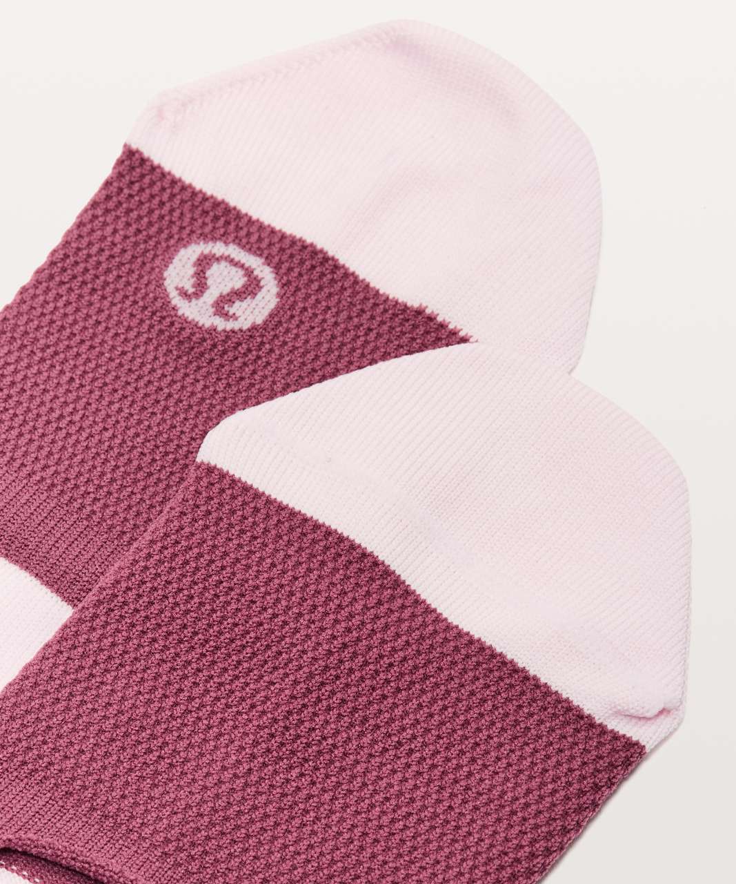 Lululemon Secret Sock - Misty Merlot / Blissful Pink