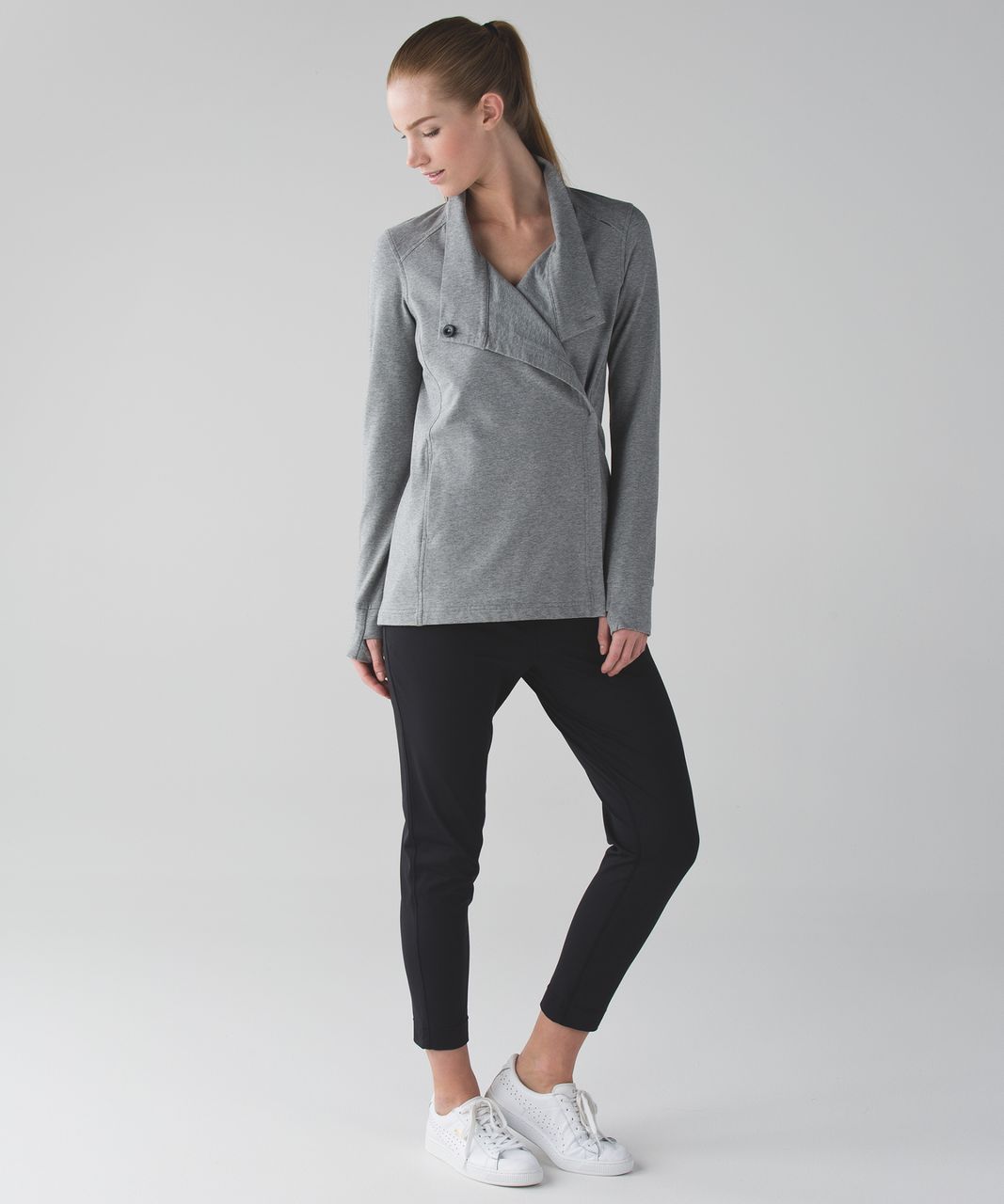 Lululemon Coast Wrap II - Heathered Medium Grey