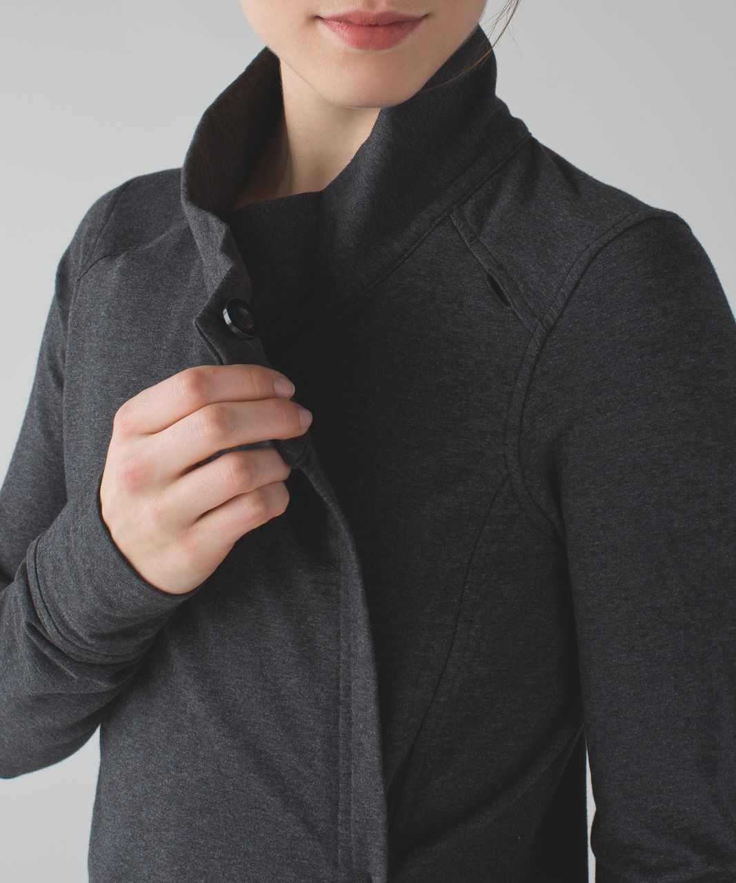 Lululemon Coast Wrap II - Heathered Black