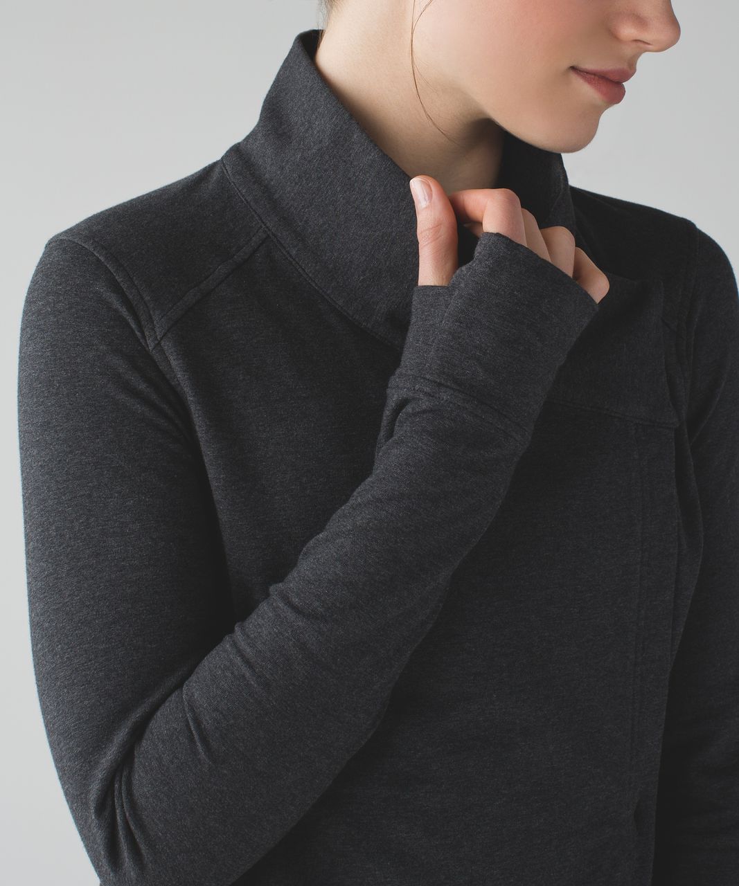 Lululemon Coast Wrap II - Heathered Black