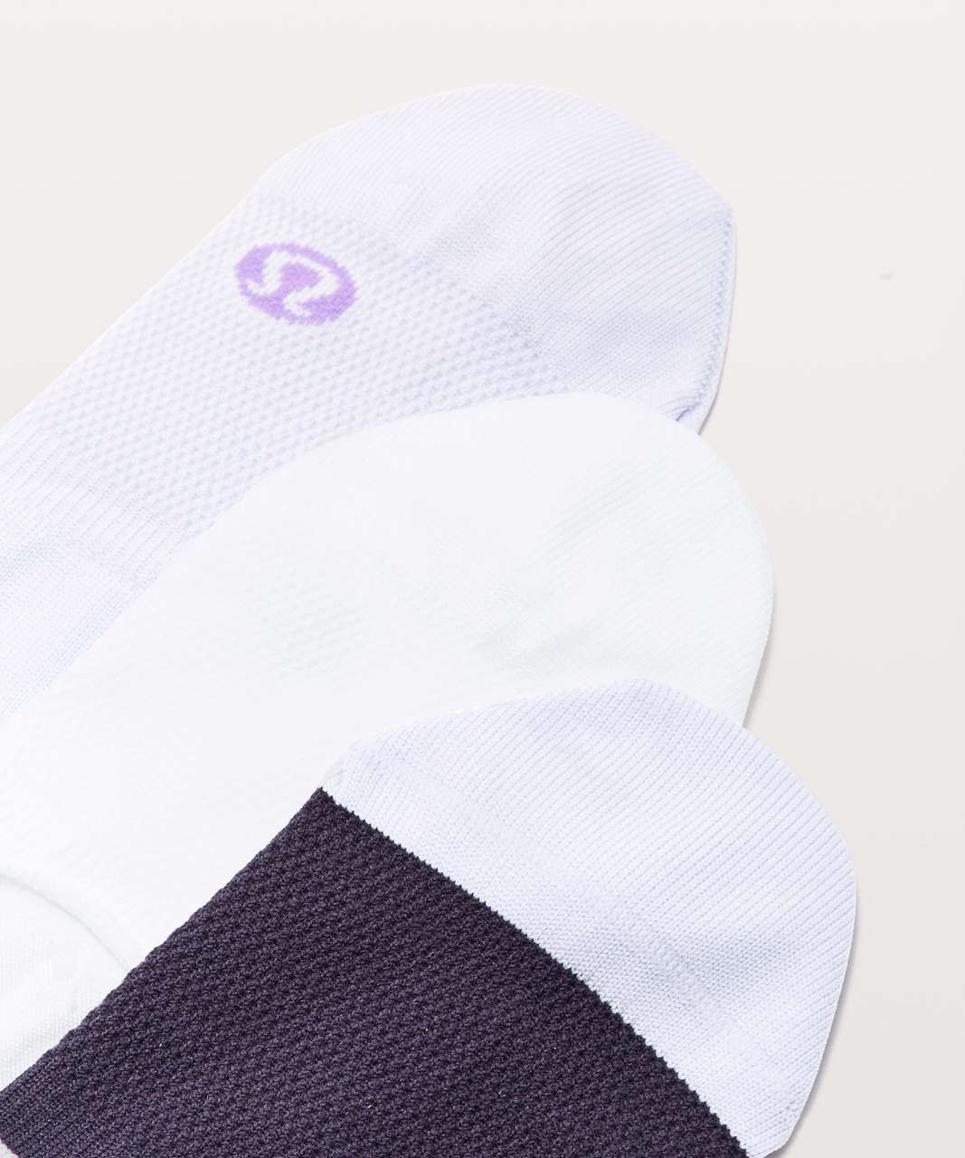 Lululemon Secret Sock *3-Pack - Cyber / White / Sheer Lilac