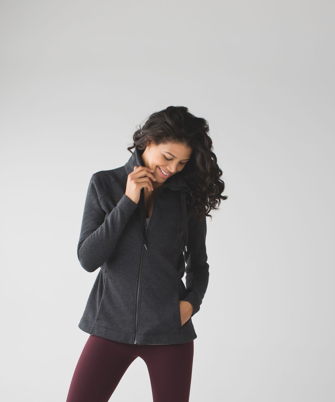 Lululemon &go Take-Off Fleece - Heathered Black