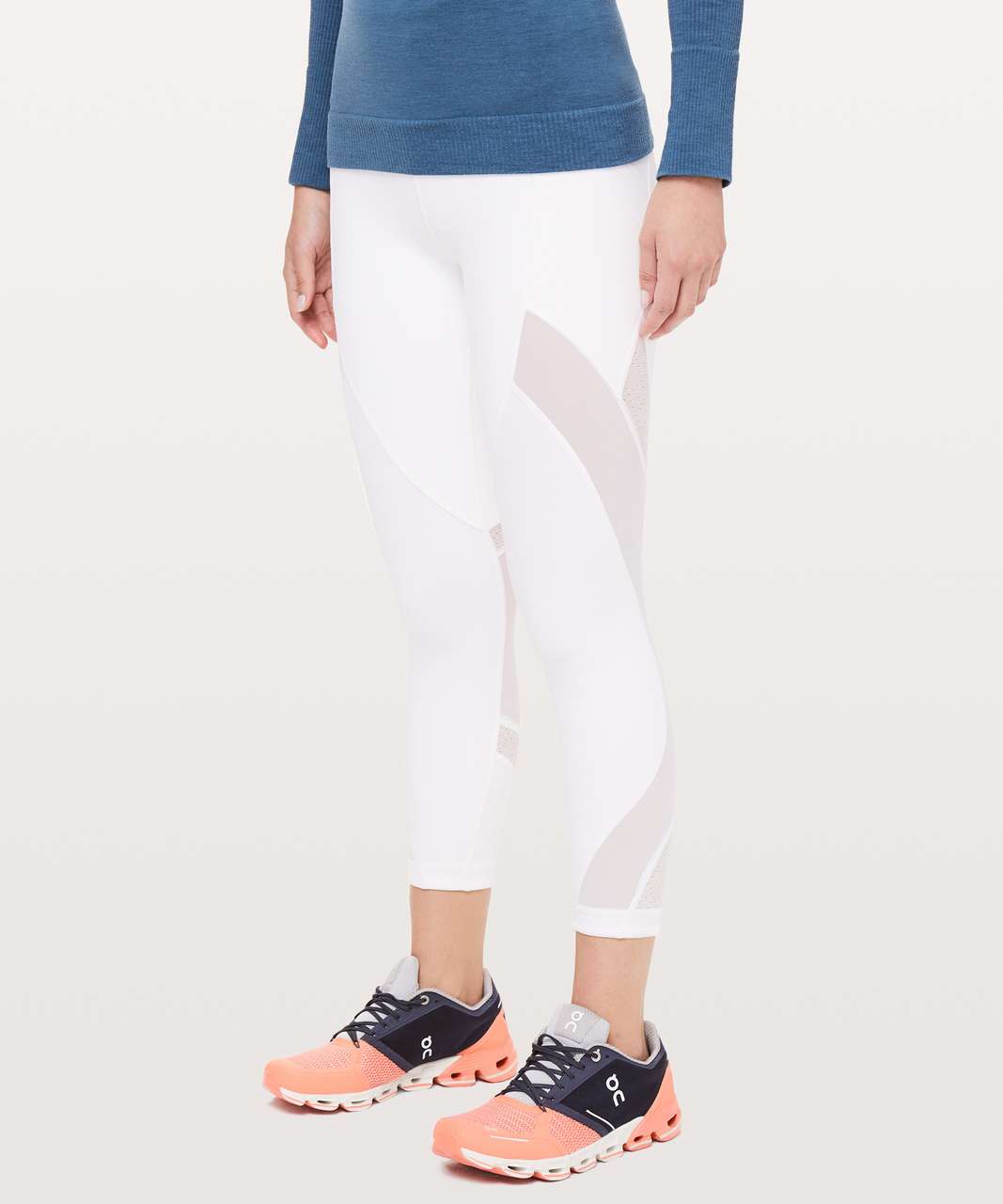 Lululemon Run Smoothly Crop *23" - White