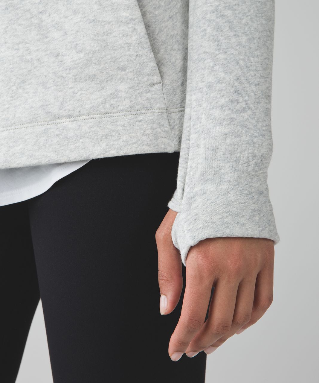 Lululemon &go Take-Off Fleece - Heathered Light Grey