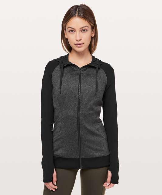 Lululemon Dance Studio Jacket Rib Sleeve - Petrol Blue / Heathered ...