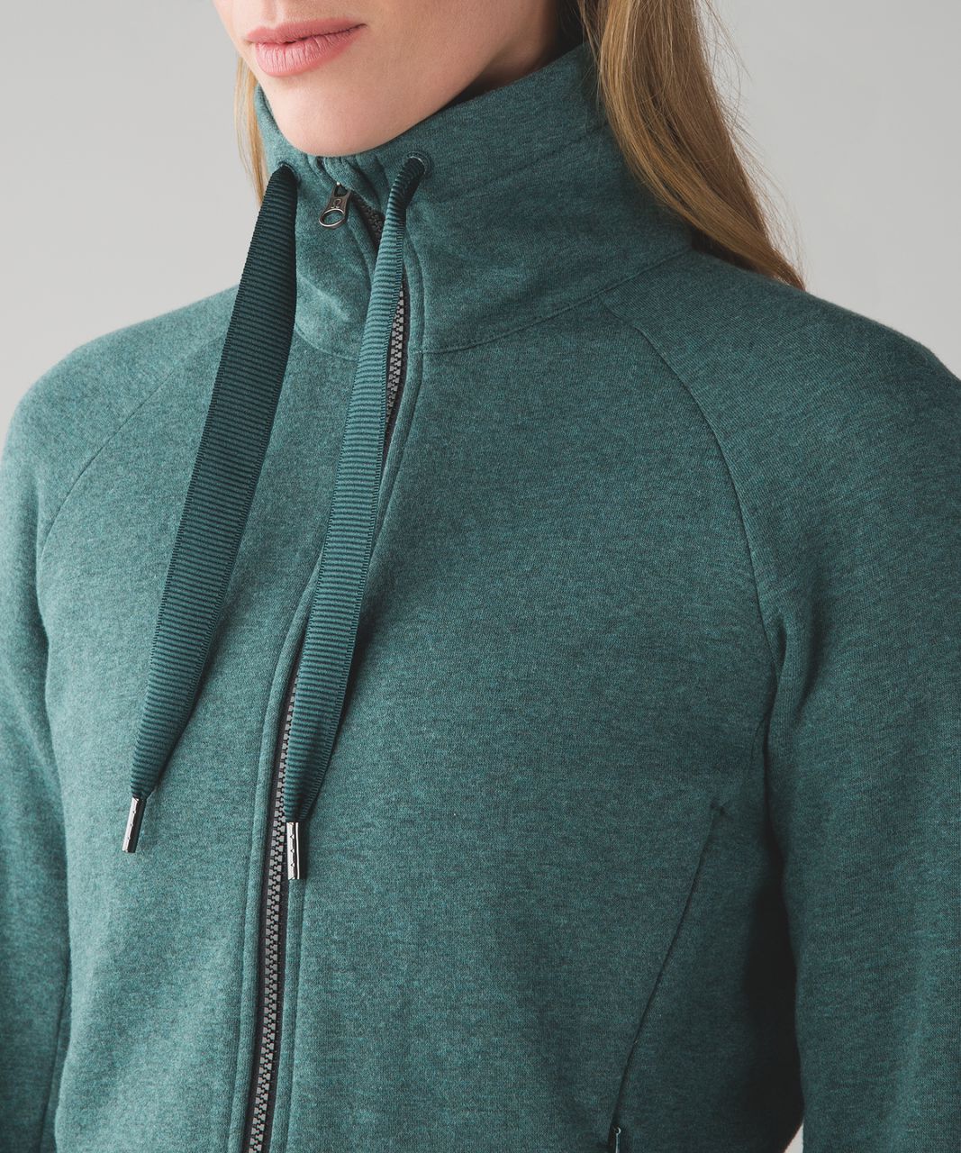 Lululemon &go Take-Off Fleece - Heathered Deep Green