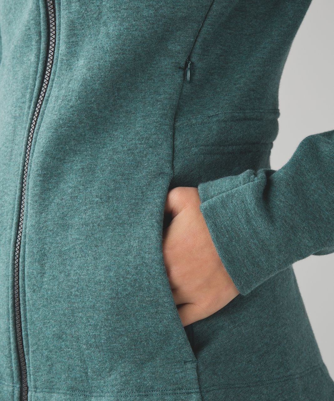 Lululemon &go Take-Off Fleece - Heathered Deep Green