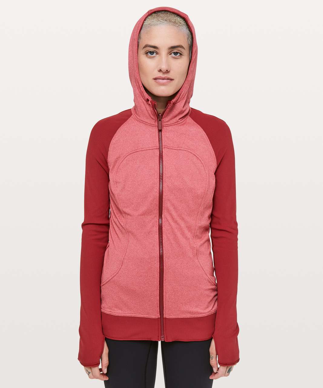 Lululemon Dance Studio Jacket Rib Sleeve - Dark Sport Red