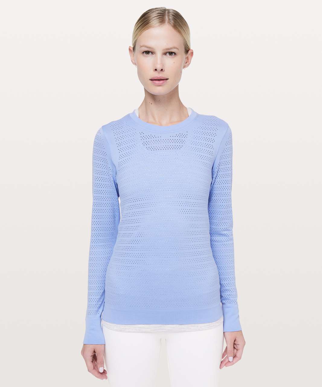 Lululemon Breeze By Long Sleeve *Squad - Hydrangea Blue / Hydrangea Blue