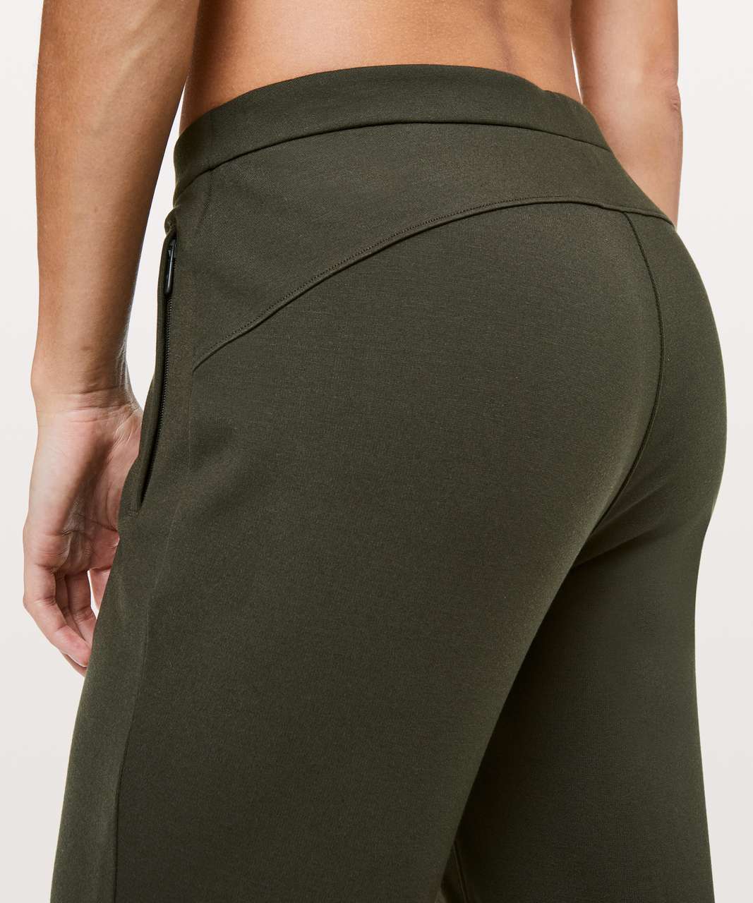 Lululemon On The Move Pant Ponte *28 - Dark Olive - lulu fanatics